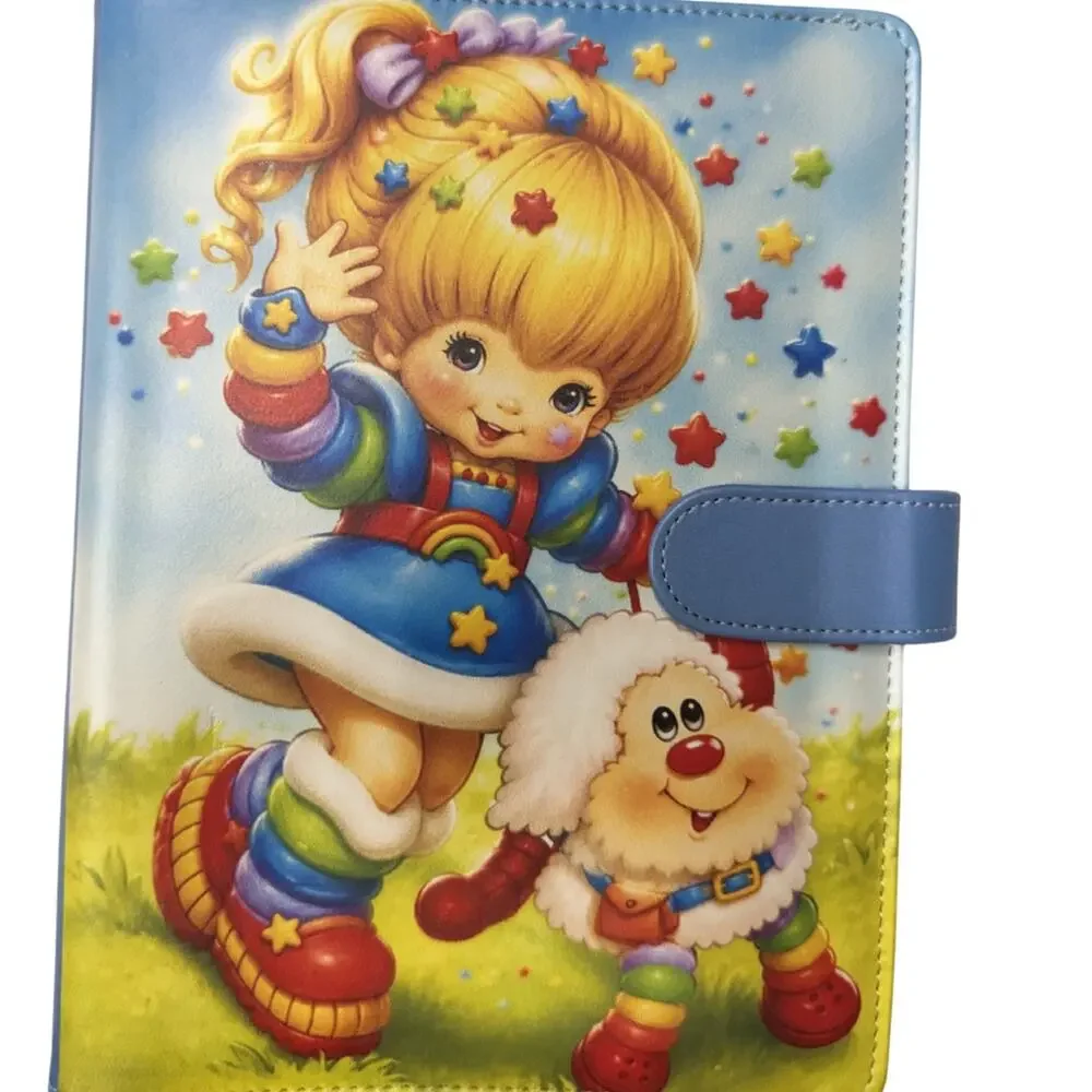 Rainbow Brite A5 6 ring binder with matching paper